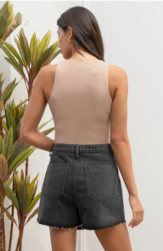 Neutral Elegance Tank Top - Grace Boutique
