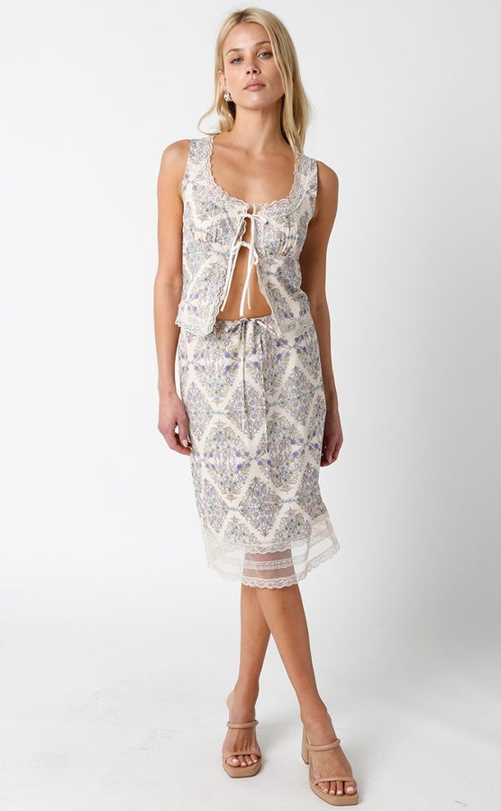 Lyra Midi Skirt - Grace Boutique