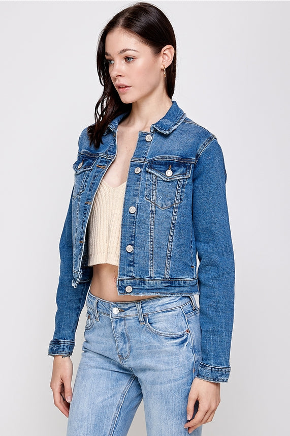 Medium Wash Denim Jacket