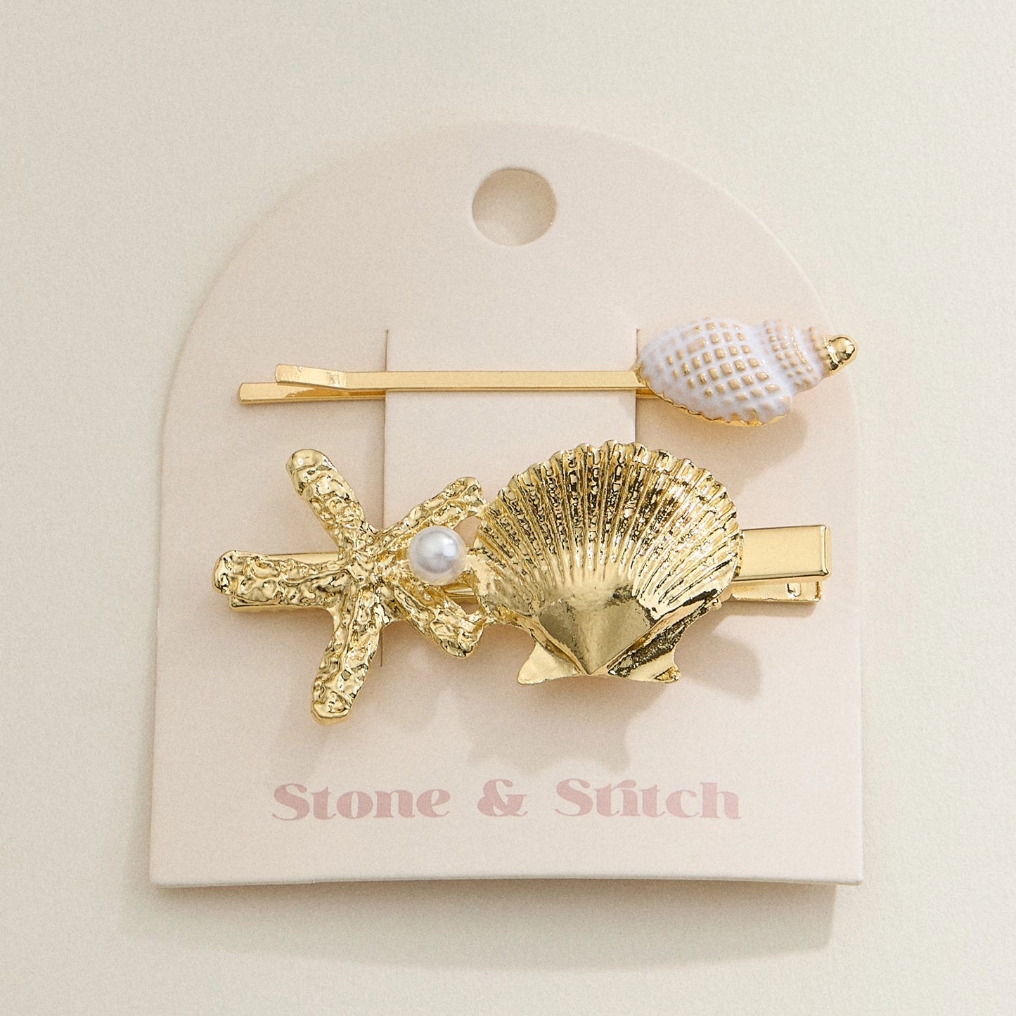 Seaside Sparkle Hair Clip Set
