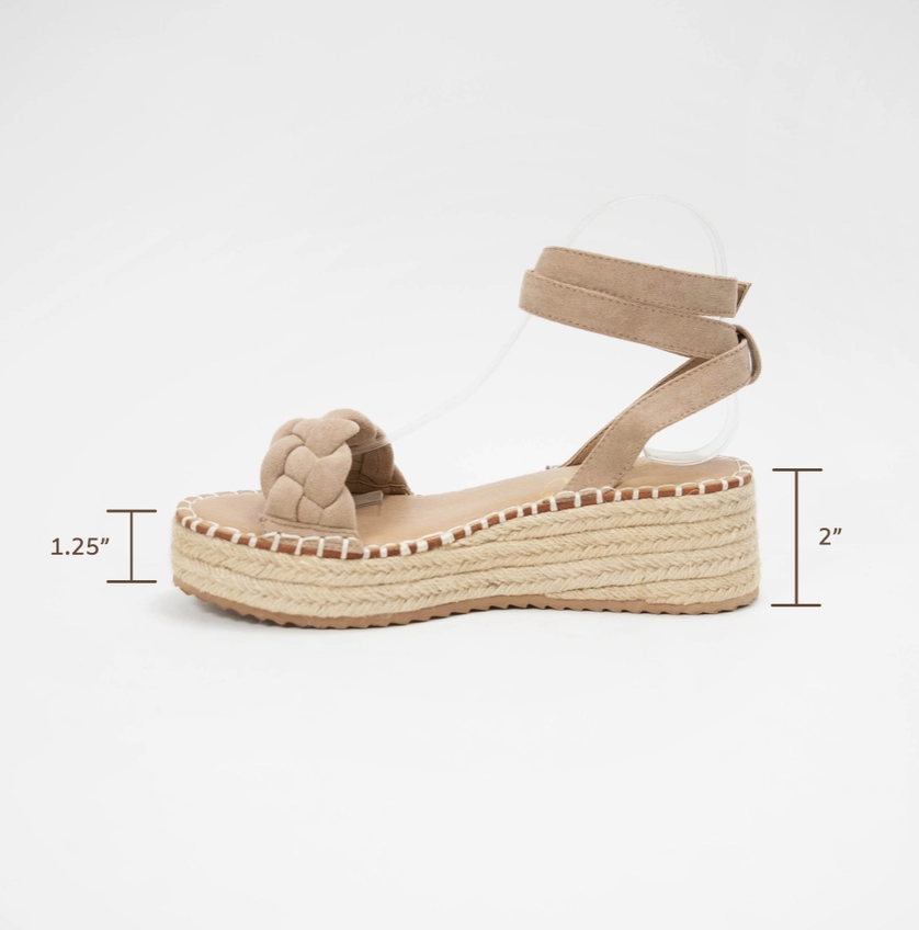 Coastal Chic Platform Sandal - Grace Boutique