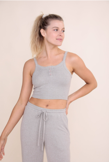 The Softy Lounge Spaghetti Top - Grace Boutique