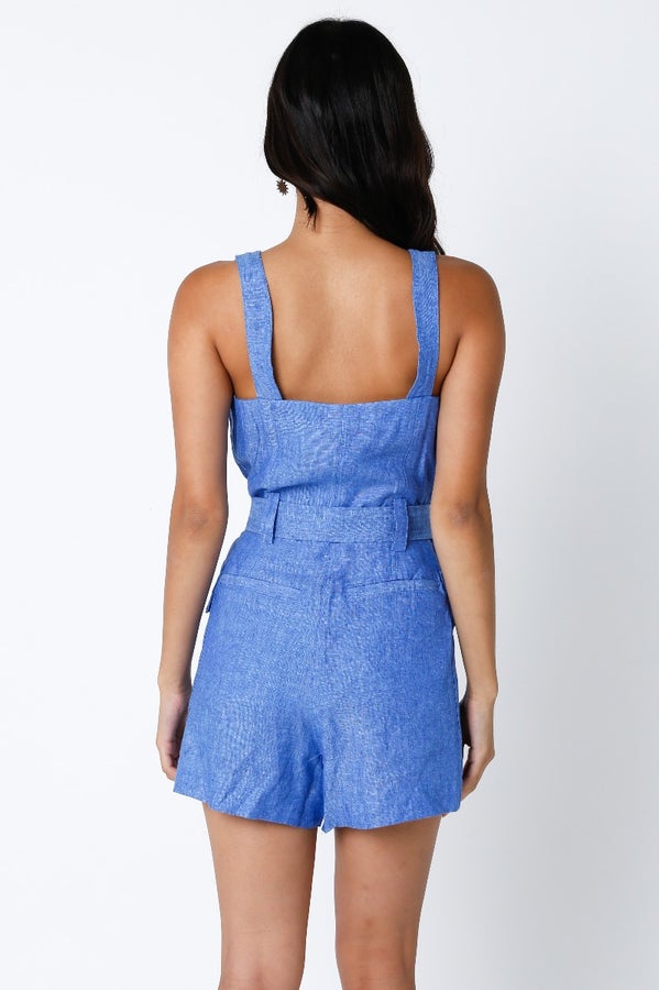 The Sarah Romper - Grace Boutique