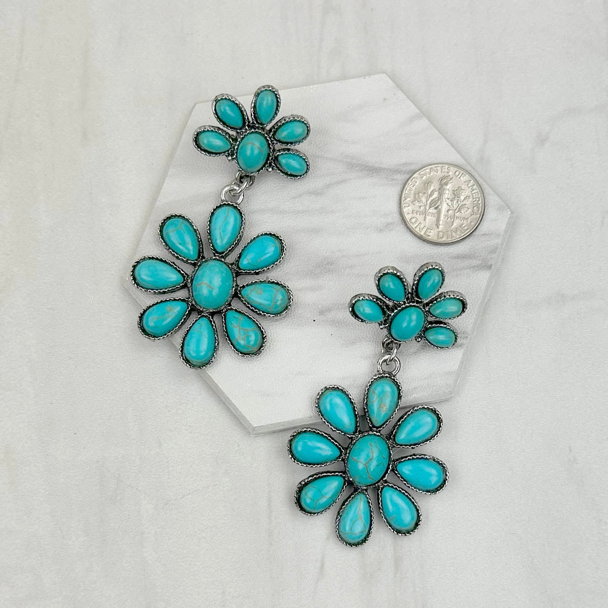 Turquoise Bloom Earrings
