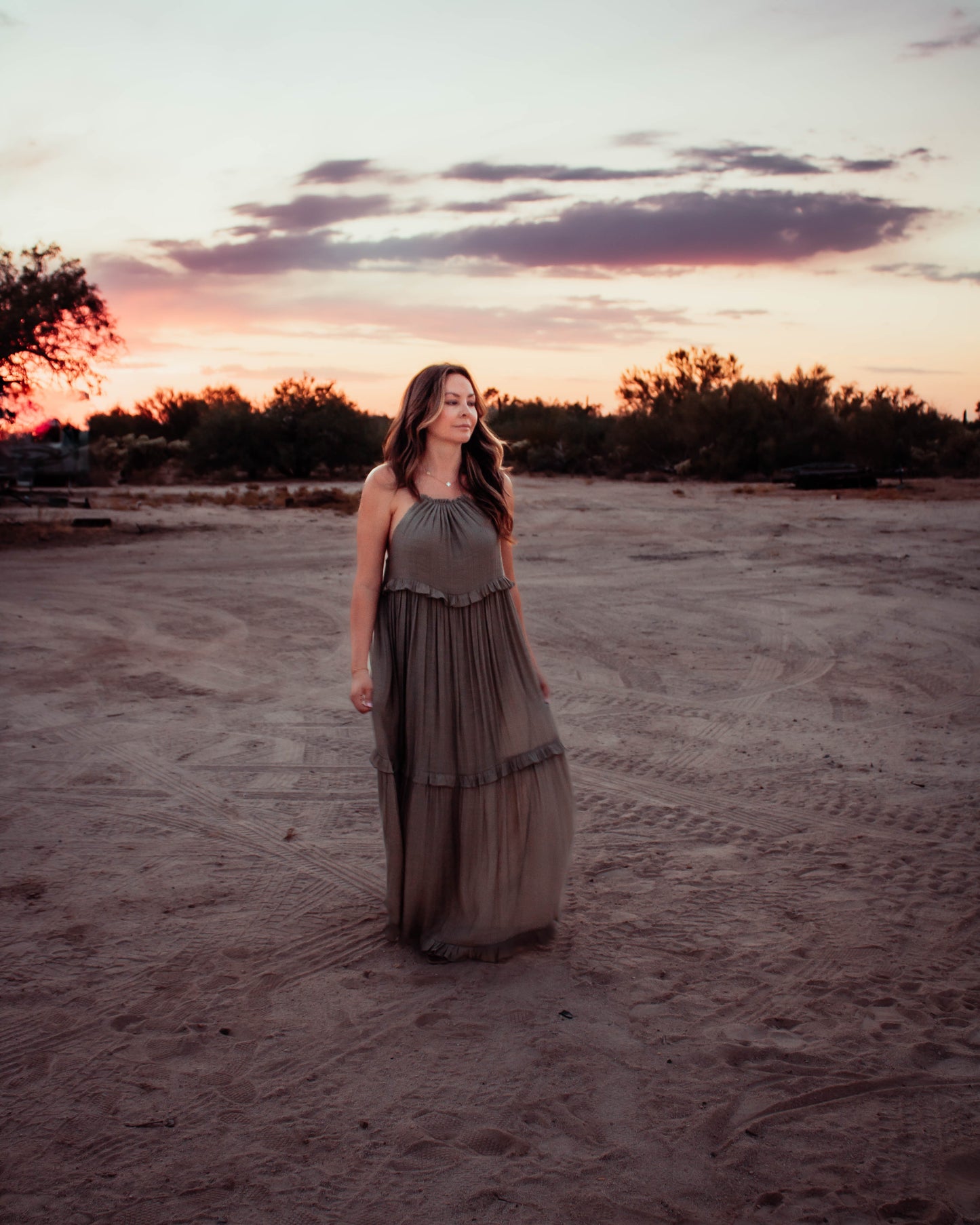 Olive Branch Dress - Grace Boutique