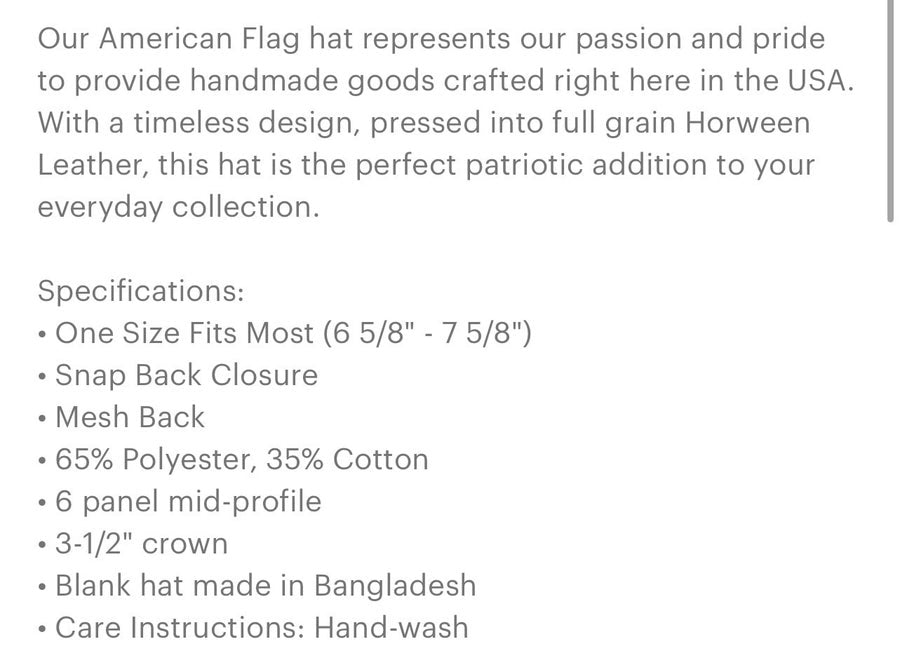 Men's American Flag Patch Trucker Hat - Grace Boutique