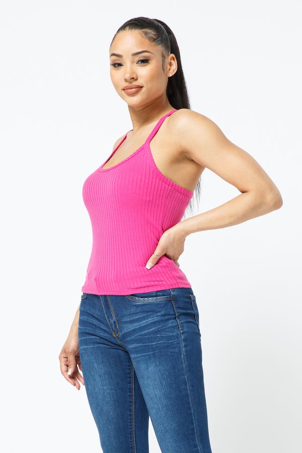 Betty Spaghetti Racer Back Spaghetti Top - Grace Boutique