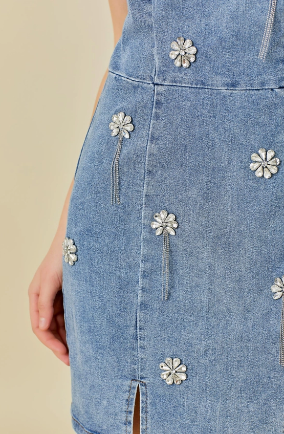 Daisy Denim Dress - Grace Boutique