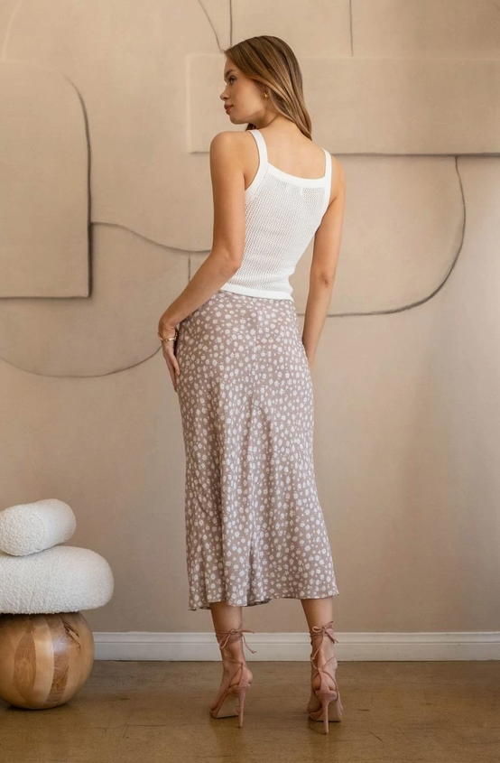 Blossom Dance Midi Skirt - Grace Boutique