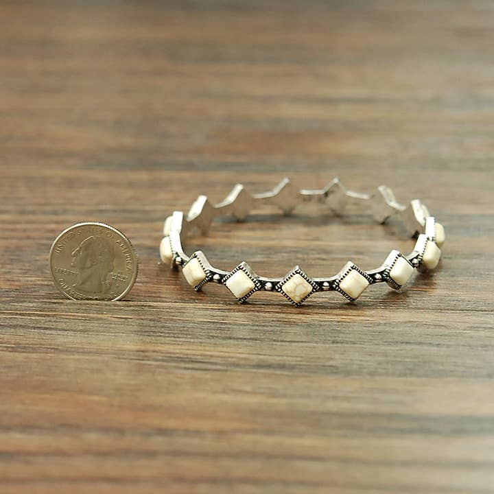 White Turquoise Bracelet