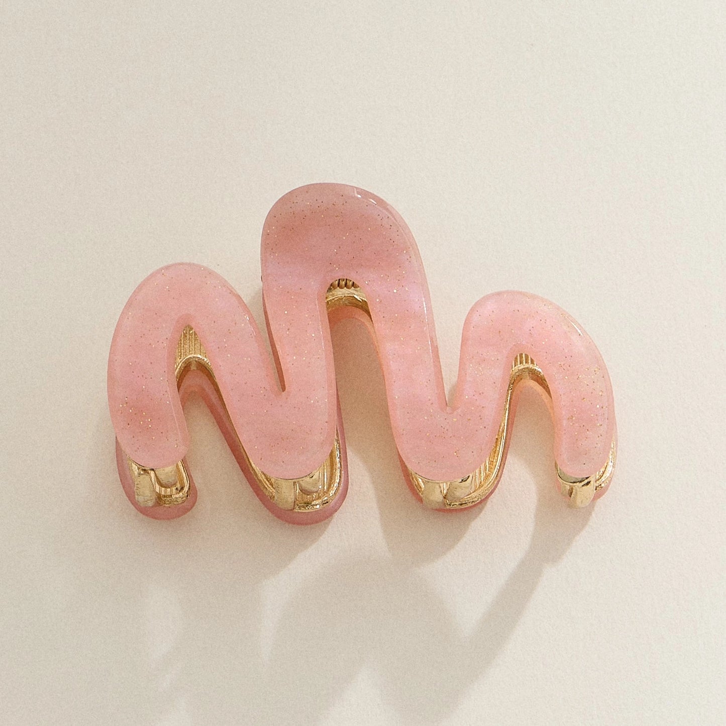 Golden Flow Hair Claw