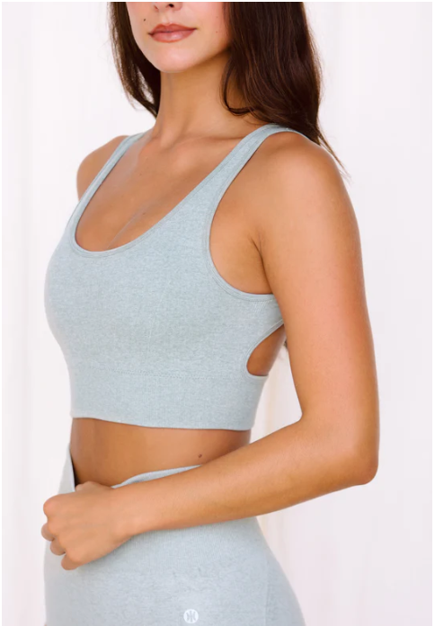 Astoria Velocity Seamless Sports Crop - Matcha - Grace Boutique