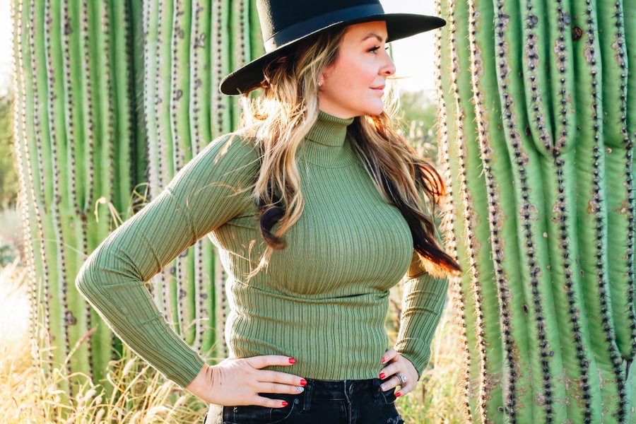 The Rachel Turtleneck Top - Grace Boutique