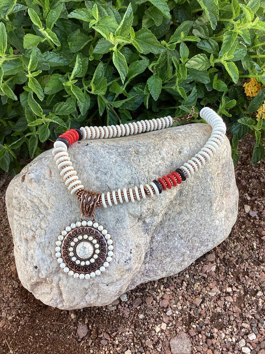 Multi-layer Navajo Necklace - Grace Boutique