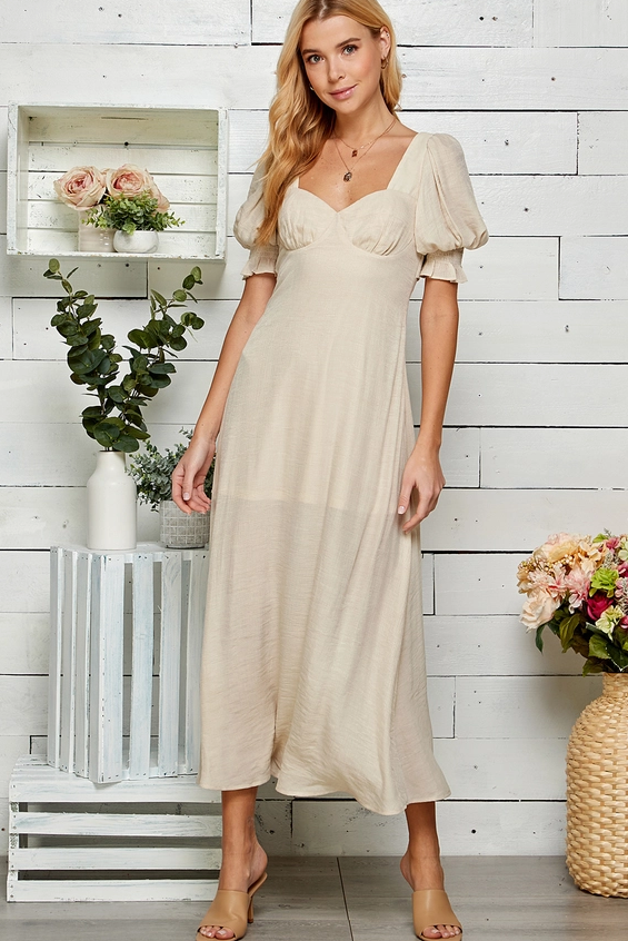 Ivory Heartbeat Dress - Grace Boutique