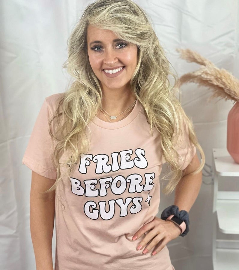 Fries Before Guys Graphic Tee - Grace Boutique