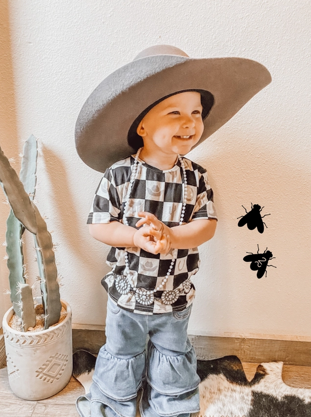 Cowboy Chess Kids Tee