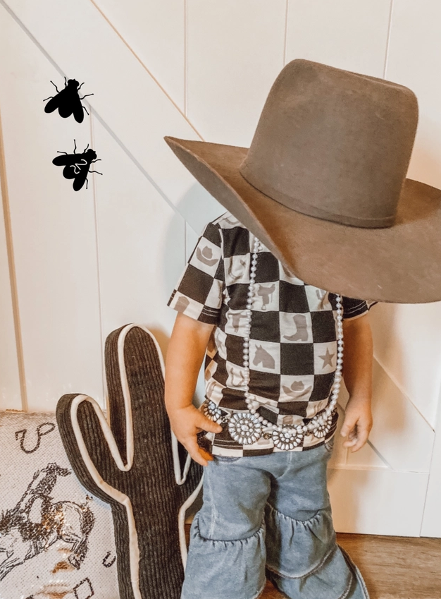 Cowboy Chess Kids Tee