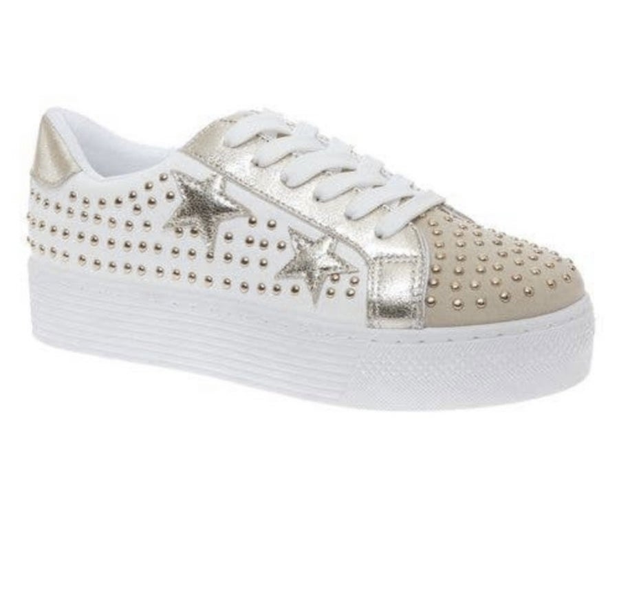 The Goldie Tennis Shoe - Grace Boutique