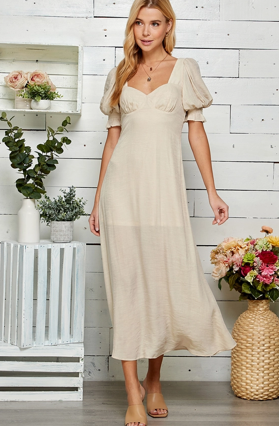 Ivory Heartbeat Dress - Grace Boutique