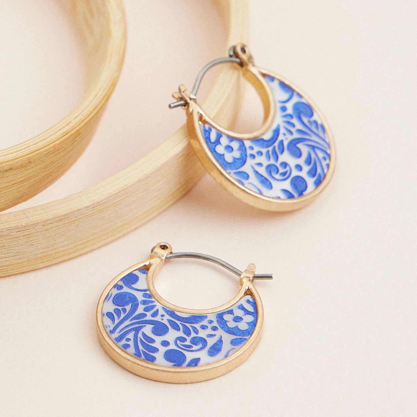 Floral Drift Hoops